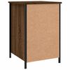 vidaXL Table de chevet ch&ecirc;ne marron 40x42x60 cm bois d'ing&eacute;nierie