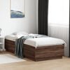 vidaXL Cadre de lit sans matelas ch&ecirc;ne marron 90x200 cm