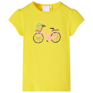 vidaXL T-shirt pour enfants jaune 104
