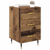 vidaXL Cabinet de chevet Bois ancien 40 x 40 x 66 cm Bois d'ingénierie