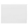 vidaXL Store vertical 120 x 180 cm Tissu Blanc