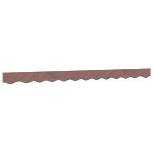 vidaXL Tissu de remplacement de cantonni&egrave;re d&rsquo;auvent rayure marron 3 m