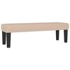 vidaXL Sommier &agrave; lattes de lit avec matelas Cappuccino 200x200 cm