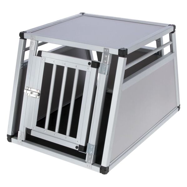 Kerbl Caisse de transport pour chiens Barry 77x55x50 cm Aluminium