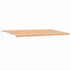 vidaXL Auvent R&eacute;tractable Jaune et Orange 600 &times; 350 cm