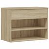 vidaXL Banc &agrave; chaussures Ch&ecirc;ne sonoma 60x30x45 cm Bois d&rsquo;ing&eacute;nierie