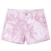vidaXL Short pour enfants rose 128