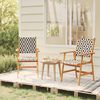 vidaXL Chaises de jardin lot de 2 Bois d'acacia solide