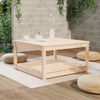 vidaXL Table de jardin 82,5x82,5x45 cm bois massif de pin