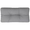 vidaXL Coussin de palette gris 70x40x12 cm tissu