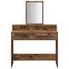 vidaXL Table de Toilette avec tiroir Bois ancien 100 x 41 x 140 cm