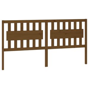vidaXL T&ecirc;te de lit Marron miel 185,5x4x100 cm Bois massif de pin