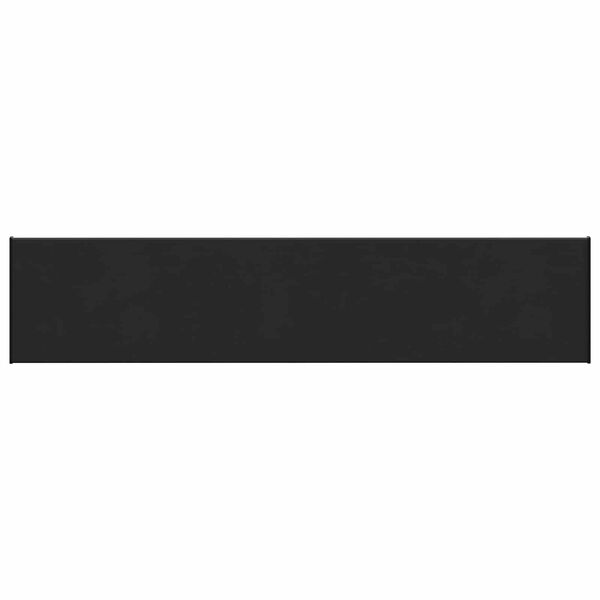 vidaXL Appui de fen&ecirc;tre Noir avec grain de bois 80 x 30 x 4,5 cm PVC