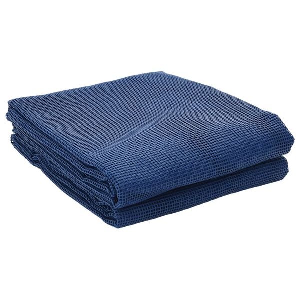 vidaXL Tapis de tente bleu 4x2 m