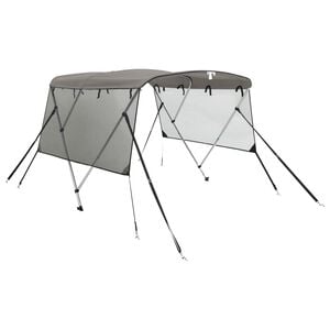 vidaXL Toit bimini &agrave; 3 arceaux parois en maille 183x(137-152)x137 cm