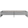vidaXL Cadre de lit sans matelas sonoma gris 90x190 cm