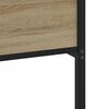 vidaXL Cadre de lit sans matelas ch&ecirc;ne sonoma 75x190 cm