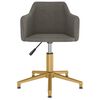 vidaXL Chaises pivotantes &agrave; manger lot de 4 Gris fonc&eacute; Velours