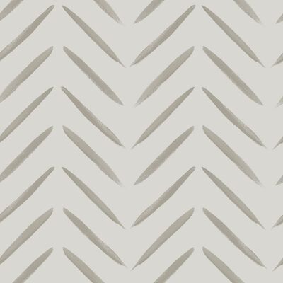 DUTCH WALLCOVERINGS Papier peint Chevron Taupe