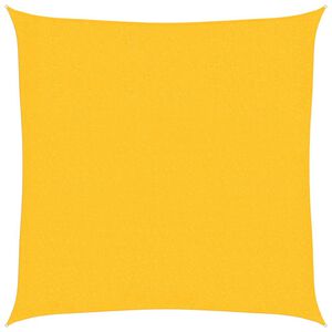 vidaXL Voile d'ombrage 160 g/m&sup2; Jaune 2x2 m PEHD