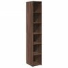 vidaXL Buffet haut ch&ecirc;ne marron 30x41x185 cm bois d'ing&eacute;nierie