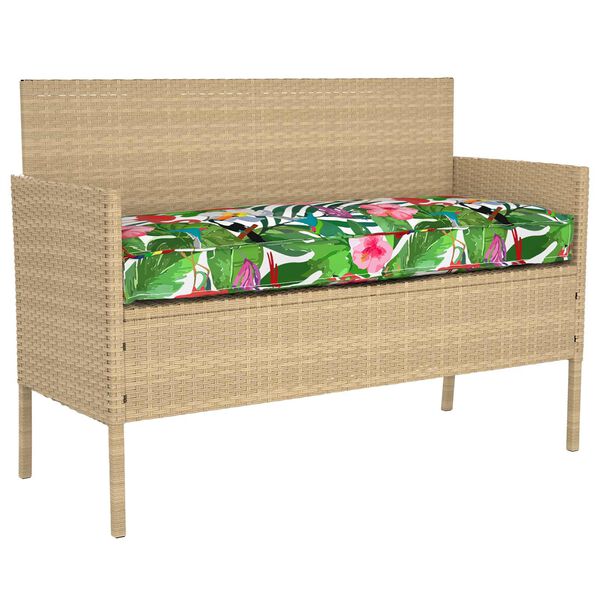 vidaXL Set de coussins de palette 2 pcs Jungle tropicale Tissu Oxford