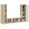 vidaXL Ensemble meuble TV 6 pcs Ch&ecirc;ne Sonoma Bois d'ing&eacute;nierie