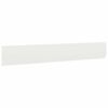 vidaXL Bordures de pelouse 50 pcs blanc 15x103 cm acier laminé à froid