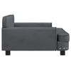 vidaXL Canap&eacute; pour enfants gris fonc&eacute; 90x53x30 cm velours