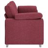 vidaXL Canap&eacute; Bordeaux 219 x 80 x 82 cm tissu