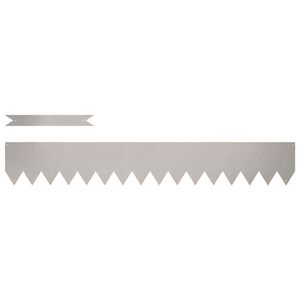 vidaXL Bordure de Pelouse 10 pc 100 x 0,05 x 15 cm Acier patin&eacute;