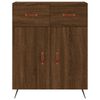 vidaXL Buffet ch&ecirc;ne marron 69,5x34x90 cm bois d'ing&eacute;nierie