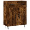 vidaXL Buffet ch&ecirc;ne fum&eacute; 69,5x34x90 cm bois d'ing&eacute;nierie