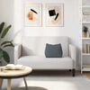 vidaXL Coussin de Dos Gris fonc&eacute; 45 x 20 x 35 cm