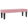 vidaXL Lit &agrave; ressorts avec matelas Rose 120 x 190 cm Velours
