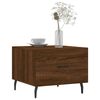 vidaXL Tables basses 2 pcs ch&ecirc;ne marron 50x50x40 cm bois d'ing&eacute;nierie