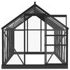 vidaXL Serre en verre Anthracite 155x298x191 cm Aluminium