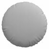 vidaXL Coussins de si&egrave;ge 2 pcs Gris nuage &Oslash;80 x 29 cm tissu