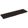 vidaXL Comptoir de salle de bain marron fonc&eacute; 100x30x2 cm bois trait&eacute;