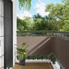 vidaXL &Eacute;cran de balcon Oxford alu enduit de PU