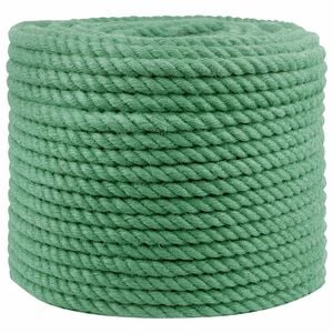 vidaXL Corde en Jute 14 mm Vert Jute 100% Tossa
