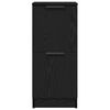 vidaXL Buffet Chêne noir 30 x 30 x 70 cm Bois d'ingénierie