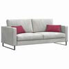vidaXL Coussins de canap&eacute; 2 pcs Rouge bordeaux 50 x 30 cm