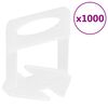 vidaXL Clips de nivellement de carreaux 1000 pcs 3 mm