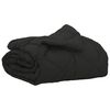 vidaXL Duvet d'&eacute;t&eacute; simple 220 x 135 cm &Eacute;t&eacute; 200 gsm Noir