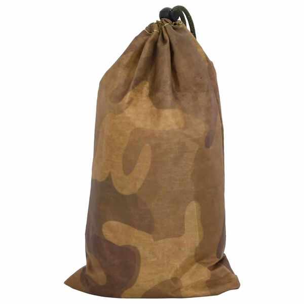vidaXL Filet de camouflage avec sac de rangement 525x205 cm sable