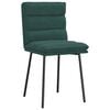 vidaXL Chaises à manger lot de 6 vert foncé velours