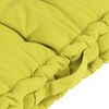 vidaXL Coussins de plancher de palette lot de 7 Vert pomme Coton