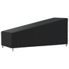 vidaXL Housse de chaise longue noir 195x76x40/80 cm oxford 420D