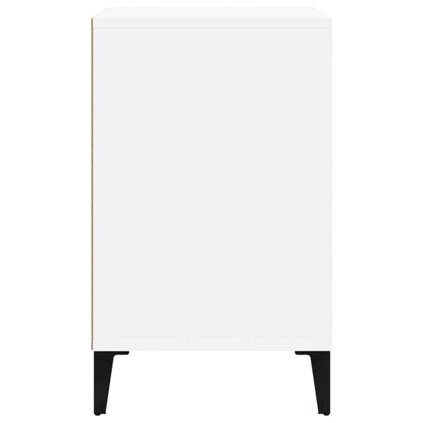 vidaXL Armoire à chaussure Blanc brillant 102x36x60 cm Bois ingénierie